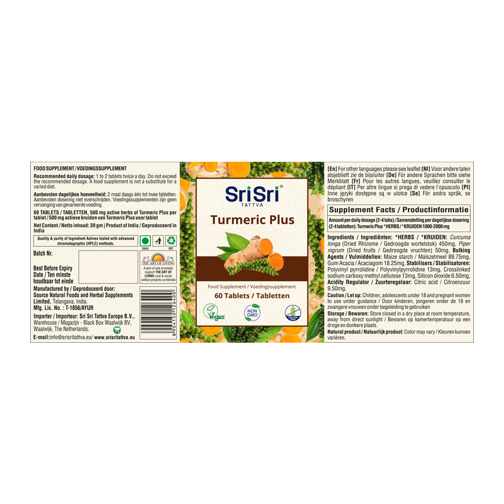 Turmeric Plus Tablets | 60 Tablets