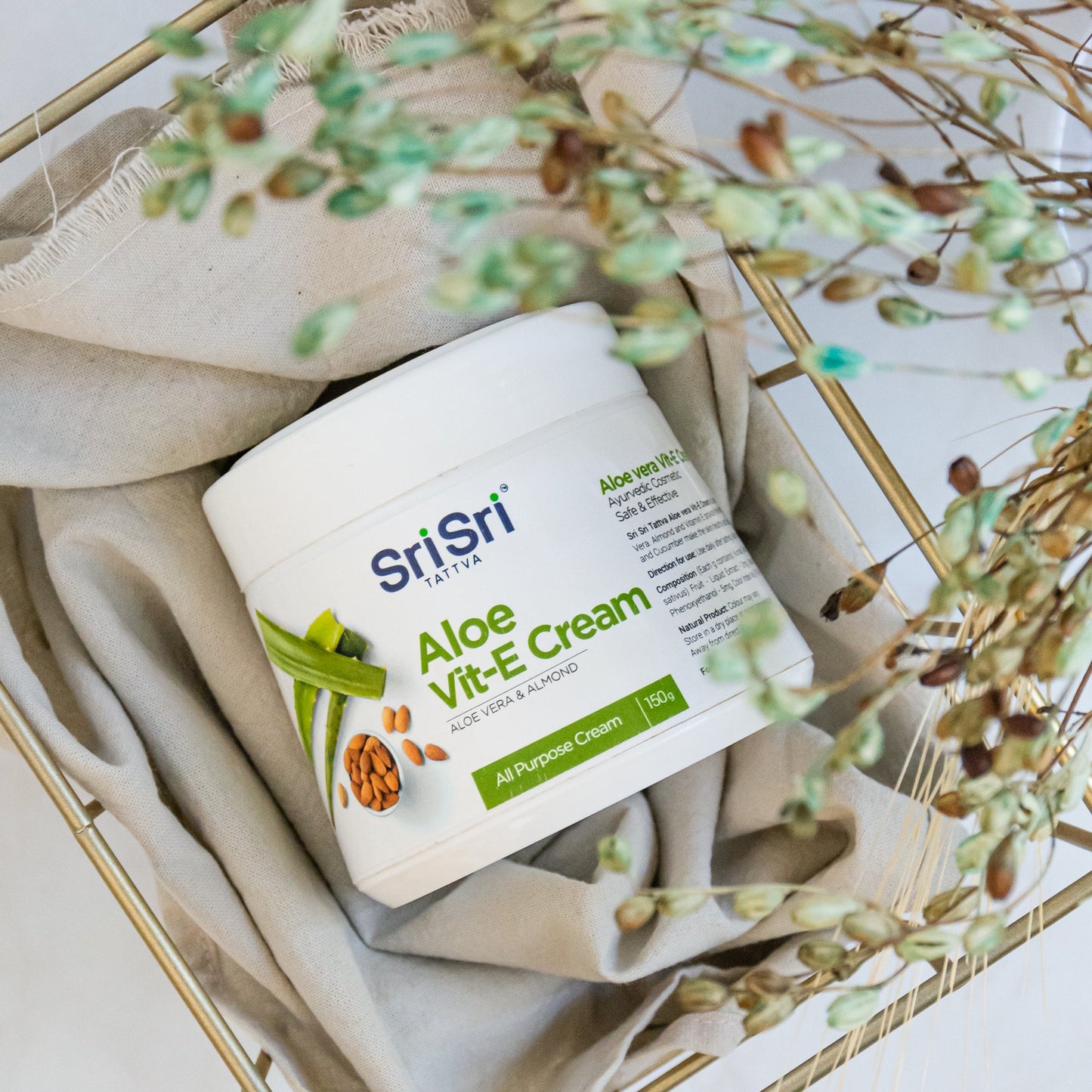 Sri Sri Tattva Aloe Vera Vit E krema | 150 gm
