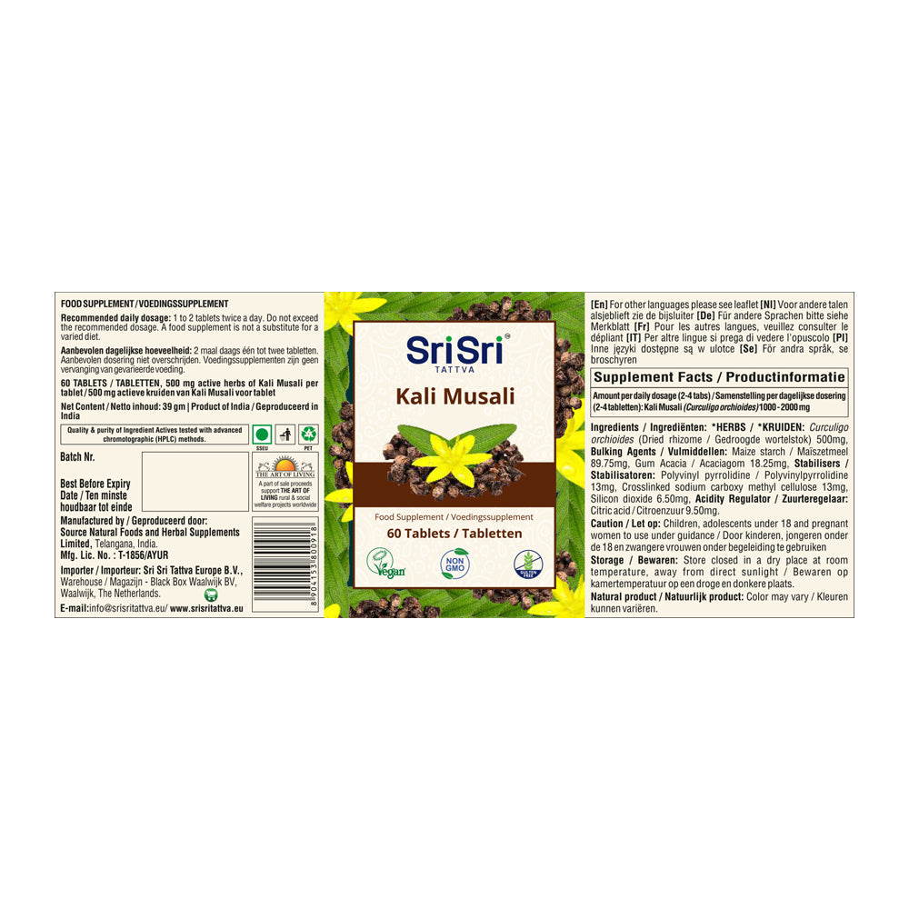 Kali Musali Tablete | 60 tableta