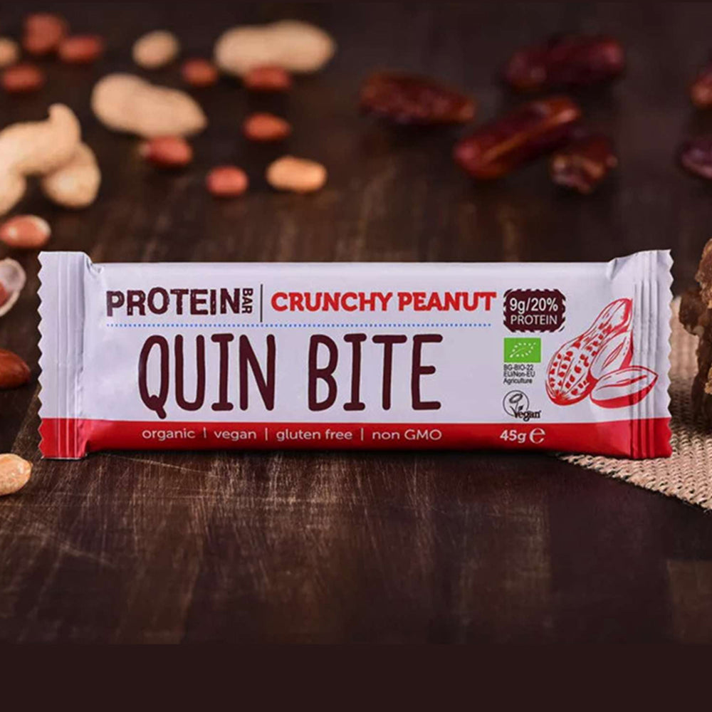 Quin Bite bioproteinska pločica - hrskavi kikiriki