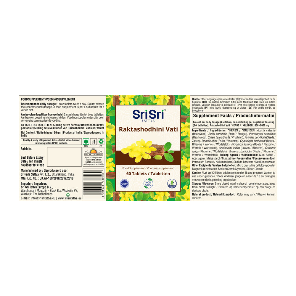 Raktashodhini Vati | 60 tableta