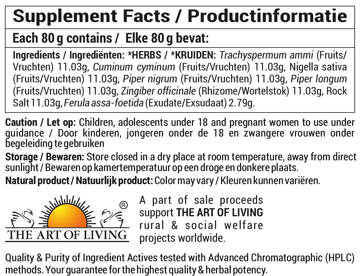 Hingvastaka Churna | 80g | Format praha