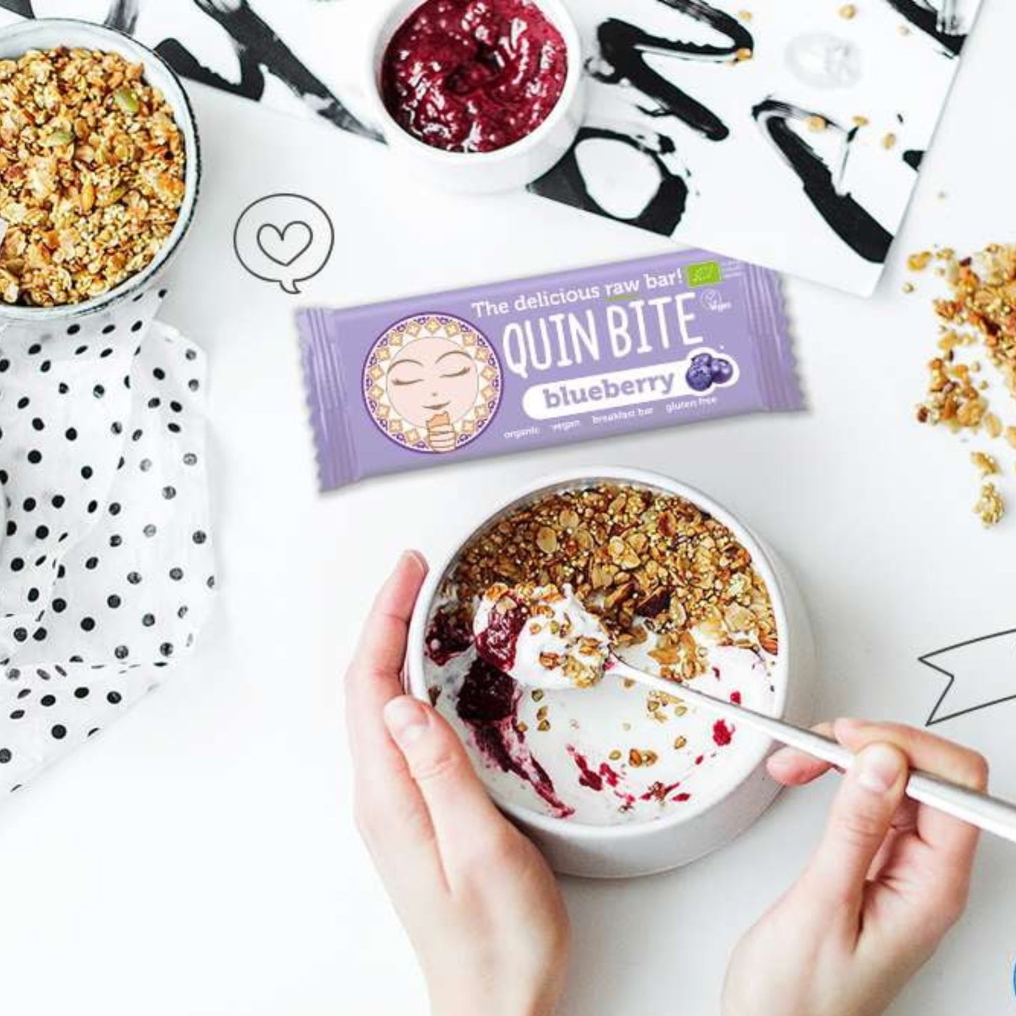 Quin Bite Bio Borovnica | Raw Bar
