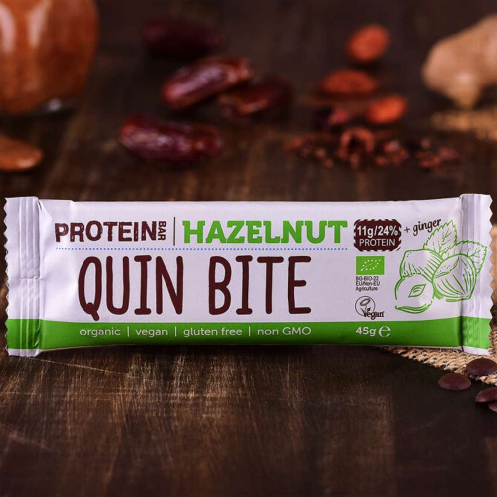 Quin Bite bioproteinska pločica - lješnjak